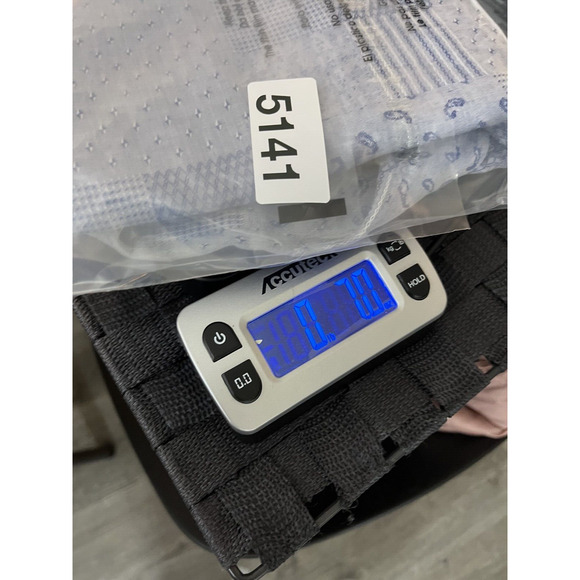 Linen Blend Boho Paisley Button Down Camp Shirt M Resort Patchwork Retro Blue - Picture 13 of 13